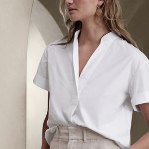 NWT Banana Republic Pleated Back Top